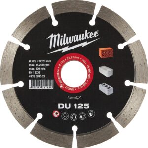 Teemantlõikeketas Milwaukee DU 125