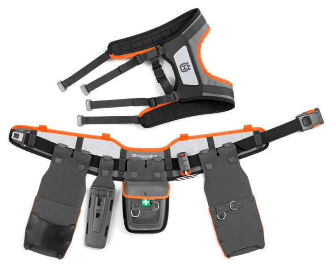 Tööriistavöö FLEXI kpl. (vöö, traksid, kombitasku koos kiilu hoidjaga, kombitasku koos mõõdulindi hoidjaga, viilihoidja, esmaabitasku koos mõõdulindihoidjaga, tööriistahoidja)