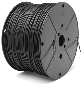 Piirdekaabel Heavy Duty, 50m 3,4mm, must